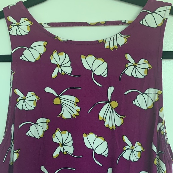 Ava Sky Shift Dress (Purple) - Picture 3 of 5